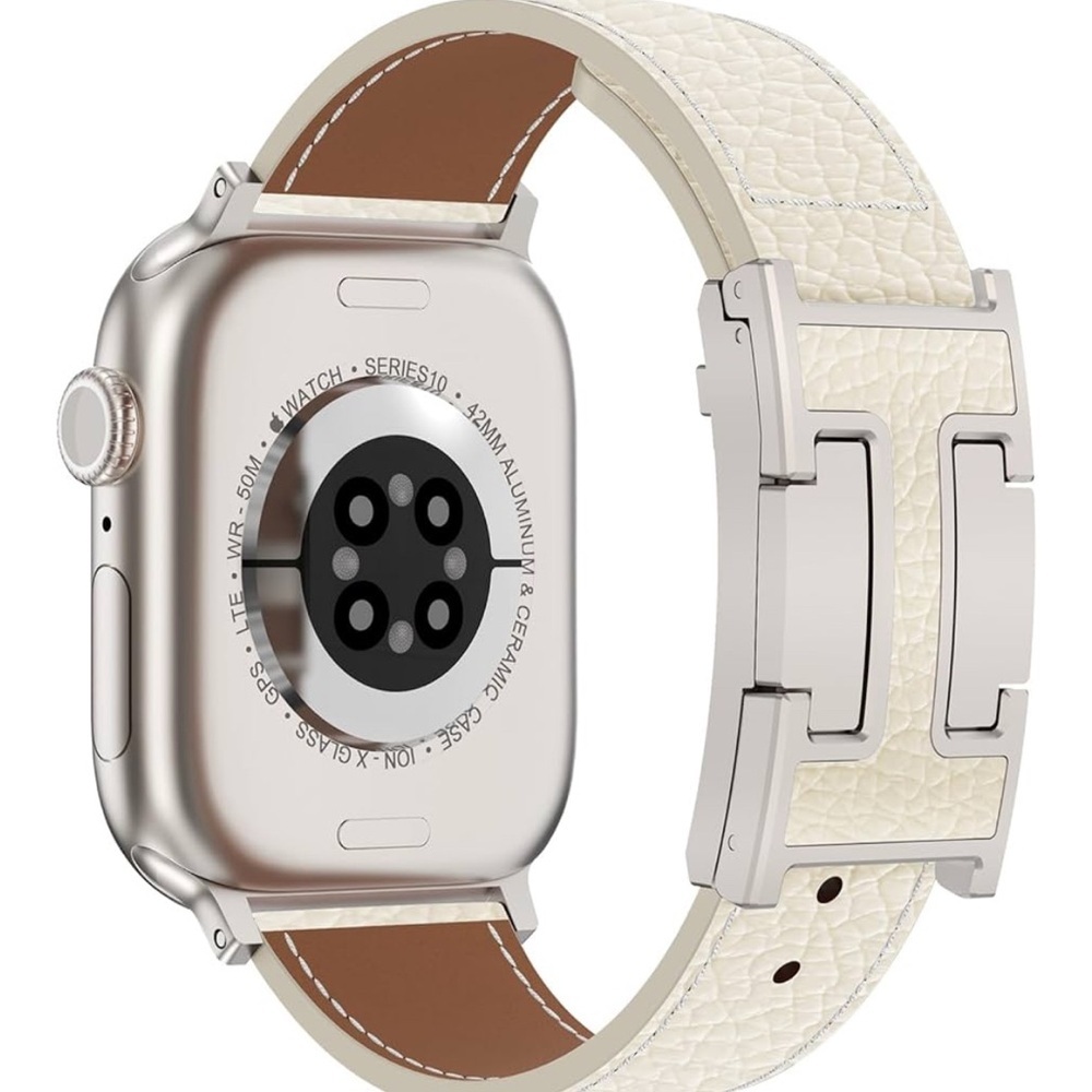 Apple Smartwatch band with Cream Band